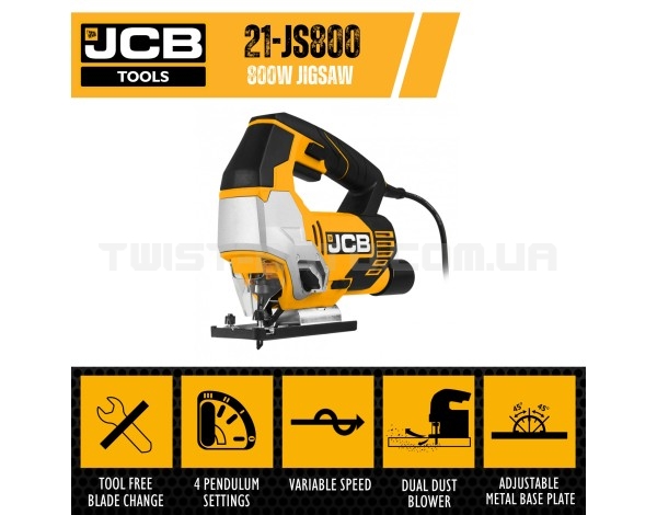 Лобзик електричний JCB Tools JCB-JS800-E Лобзик електричний JCB Tools JCB-JS800-E