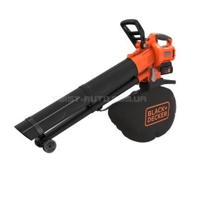 Садовий пилосос акумуляторний безщітковий BLACK+DECKER BCBLV3625L1 Садовий пилосос акумуляторний безщітковий BLACK+DECKER BCBLV3625L1