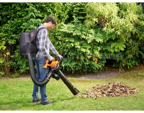 Садовий пилосос електричний BLACK+DECKER BEBLV260 Садовий пилосос електричний BLACK+DECKER BEBLV260
