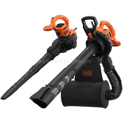 Садовий пилосос електричний BLACK+DECKER BEBLV290 Садовий пилосос електричний BLACK+DECKER BEBLV290