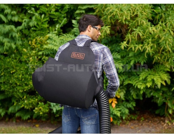 Садовий пилосос електричний BLACK+DECKER BEBLV290 Садовий пилосос електричний BLACK+DECKER BEBLV290