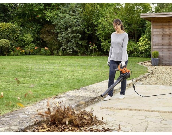 Садовий пилосос електричний BLACK+DECKER BEBLV300 Садовий пилосос електричний BLACK+DECKER BEBLV300