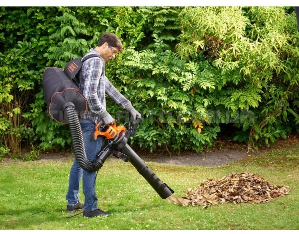 Садовий пилосос електричний BLACK+DECKER BEBLV301 Садовий пилосос електричний BLACK+DECKER BEBLV301