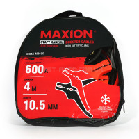 Старт-кабель MAXION MB 600 (600А, 4м, діам.10, 5мм) Старт-кабель MAXION MB 600 (600А, 4м, діам.10, 5мм)