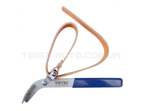 Ключ для снятия масляного фильтра ременной 30-145мм VIKTEC VT13544