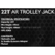 Домкрат пневматично-гідравлічний 22т JCB Tools JCB-TQ22001