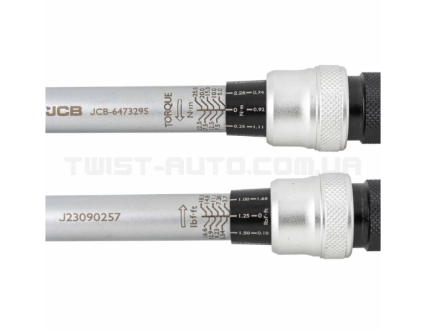 Динамометричний ключ 3/8" (5-25 Нм) JCB Tools JCB-6473295 Динамометричний ключ 3/8" (5-25 Нм) JCB Tools JCB-6473295