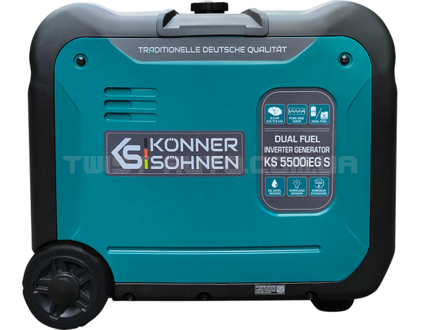 LPG/Benzin Інверторний генератор KS 5500iEG S Könner & Söhnen