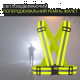 Світловідбивний сигнальний пояс-жилет для безпеки велосипедистів, автомобілістів, бігунів Lahti Pro L9010200
