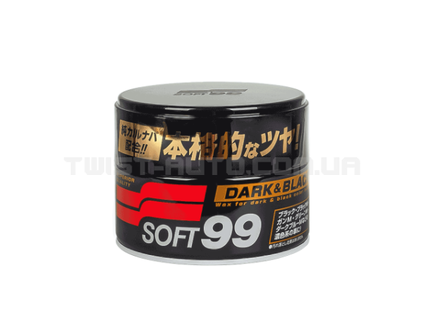 Твердий віск SOFT99 Dark & Black Wax Для всіх кольорів кузову