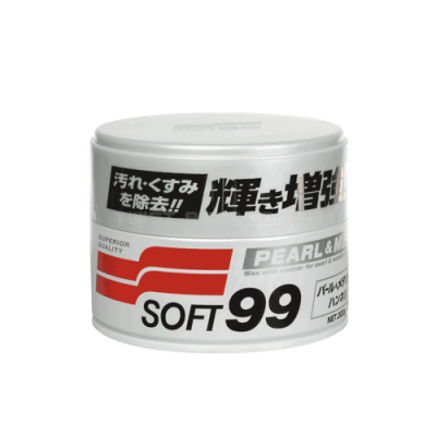 М'який віск SOFT99 Pearl & Metallic Soft Wax Для очистки світлих автомобілів