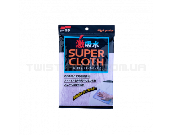 Микрофібра SOFT99 Super Cloth Для висушуваня, протирання та розполіровування