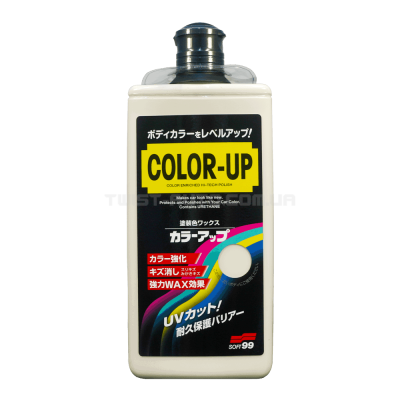 SOFT99 Color Up White Цветообогощающая полироль для белых авто