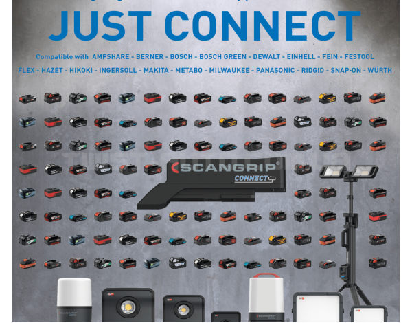 Перехідник Scangrip Smart Connector for Milwaukee Для акумуляторних батарей