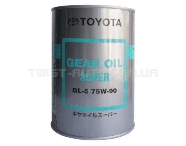TOYOTA GEAR OIL SUPER 75W-90 1 L Синтетичне трансмісійне мастило, 1 л