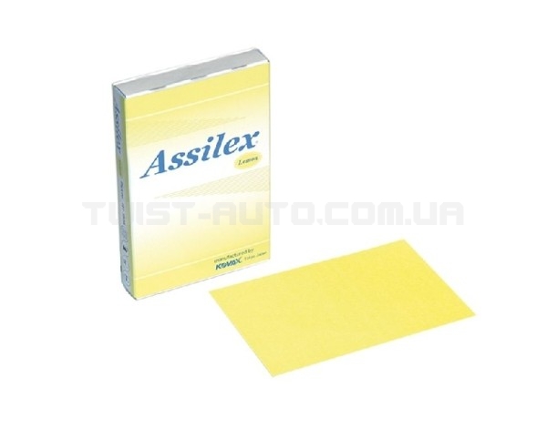 Шліфувальні листи KOVAX Assilex Stick-on Lemon K800 130×85 mm Для матування поверхонь зі збереженням шагрені