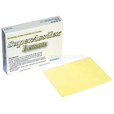 Шліфувальний лист KOVAX Super Assilex Lemon Sheet K800 170×130 mm Для матування поверхонь зі збереженням шагрені