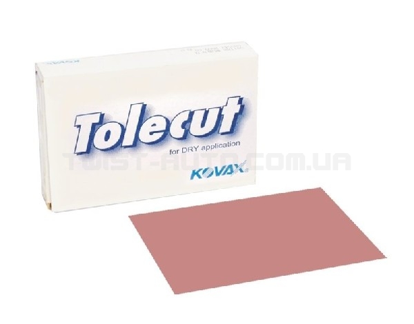 KOVAX Tolecut Pink Stick-on Sheet K1500 114x70 mm Рожевий шліфувальний лист, що клеїться