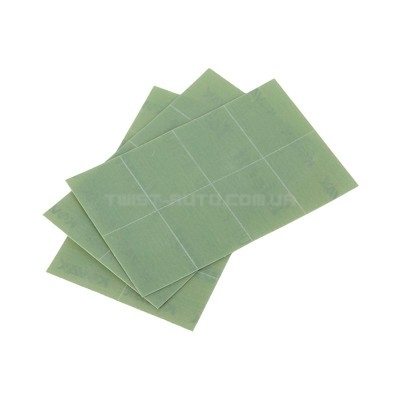 KOVAX Tolecut Green Stick-on Sheet K2000 35×29 mm Зелений шліфувальний лист, що клеїться