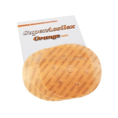 Шліфувальний круг KOVAX Super Assilex Orange Disc K1200 Ø125 mm 7 holes Для матування поверхонь зі збереженням шагрені