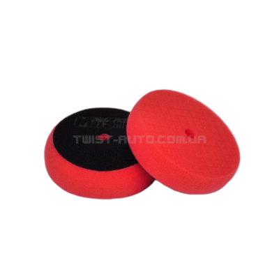 Полірувальний круг MaxShine Cross Cut Foam Pad Red Ø90 mm З ультрам'якого поролону, Ø80/90 мм