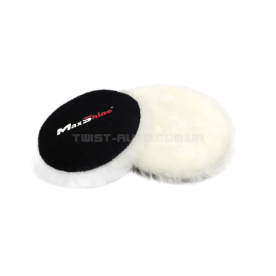 Полірувальний круг MaxShine Premium Wool Cutting Pad Ø80 mm З жорсткої шерсті, Ø80мм