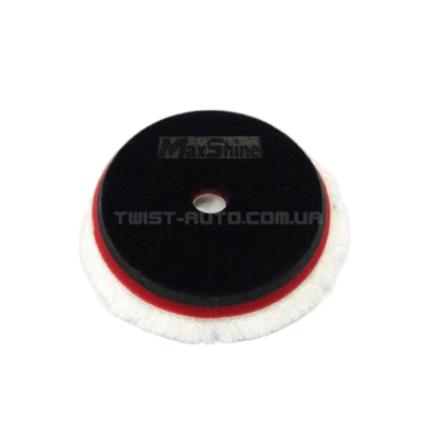 Полірувальний круг MaxShine Wool Cutting Pad Ø125 mm TRB З жорсткої шерсті, Ø125 мм