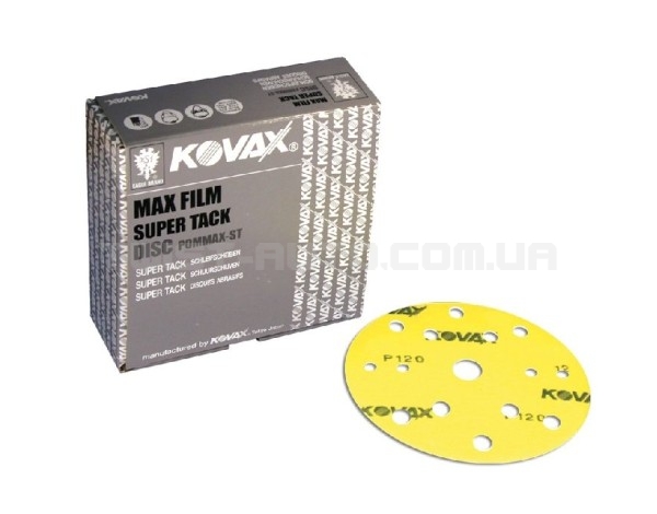 KOVAX Maxfilm Disc P120 Ø152 mm, 15 holes Шліфувальний абразивний круг