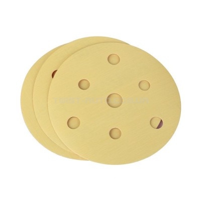 Шліфувальний круг KOVAX Yellow Film P800 Ø125 mm 7 holes Для матування поверхонь з усуненням крокрені