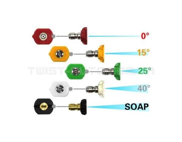 Швидкознімні форсунки MaxShine Pressure Washer Spray Nozzle Tips Для мийки високого тиску
