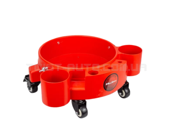 Пластиковий візок MaxShine Rolling Bucket Dolly Red Для відра