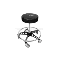 Стілець на колесах MaxShine Premium Rolling Detailing Chair З різьбовим регулюванням висоти та м'яким сидінням