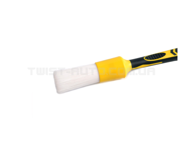 Хімстійкий пензель MaxShine Detailing Brush White Classic Для внутрішнього та зовнішнього детейлінгу