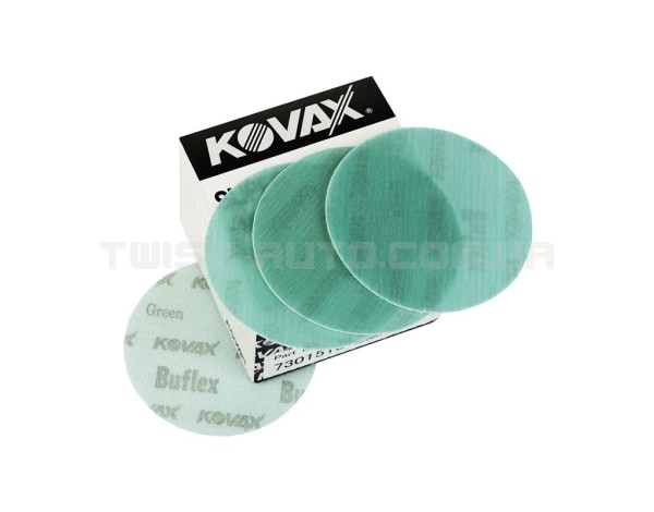 Шліфувальний круг KOVAX Buflex Dry Green Disc K2000 Ø75 mm Для однорідного фінішного результату
