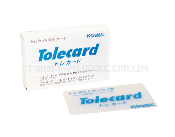 KOVAX Tolecut Tolecard 110×66 mm Backing Pad Жорстка підкладка для шліфувальних листів