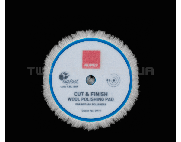 Полірувальний круг RUPES Cut & Finish Wool Polishing Pad Ø80 mm З жорсткої шерсті