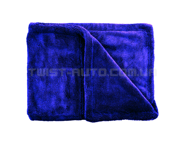 Мікрофібровий рушник CDL Dual Layers Twisted Towel Blue L Для сушки кузова, видалення пилу та залишків восків