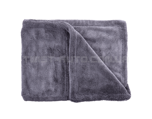 Мікрофібровий рушник CDL Dual Layers Twisted Towel Gray L Для сушки кузова, видалення пилу та залишків восків