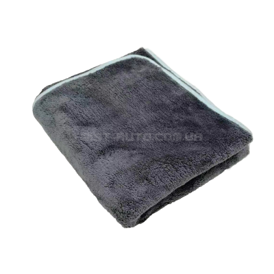 Мікрофібровий рушник CDL Dual Layer Coral Fleece Towel Gray M Для сушки кузова, видалення пилу та залишків восків