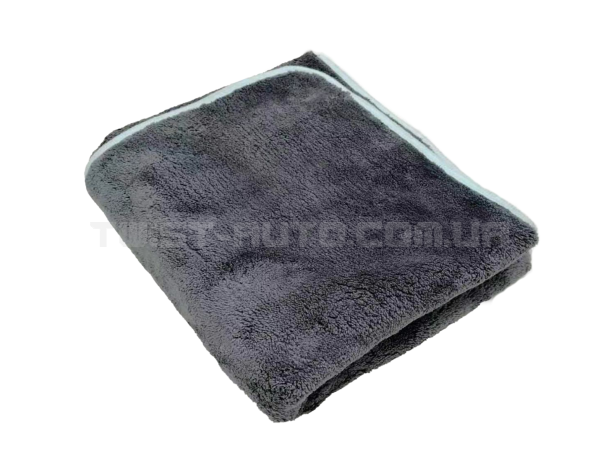Мікрофібровий рушник CDL Dual Layer Coral Fleece Towel Gray M Для сушки кузова, видалення пилу та залишків восків