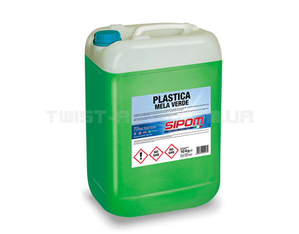 Поліроль пластика Sipom Plastica Profumo Mela Verde Для відновлення кольору та захисту