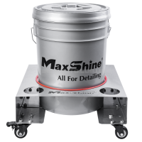 Металевий візок MaxShine Metal Bucket Dolly Для відер
