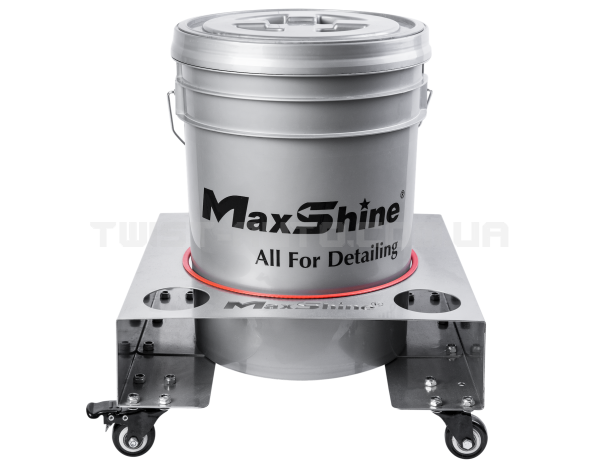 Металевий візок MaxShine Metal Bucket Dolly Для відер