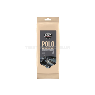 Вологі серветки K2 Polo Matt Wipes Для пластику та гуми