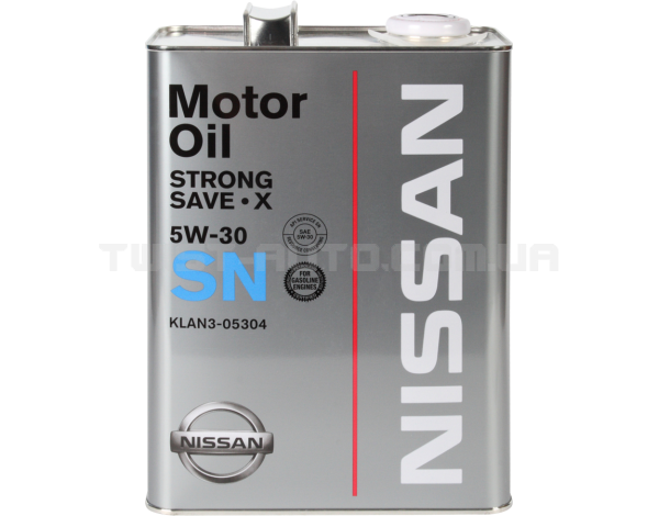 NISSAN Strong Save X SN 5W-30 4 L Синтетичне моторне мастило, 4 л