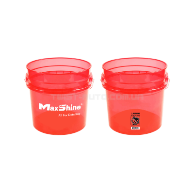 Відро MaxShine Detailing Bucket Red 13 L Для мийки автомобіля