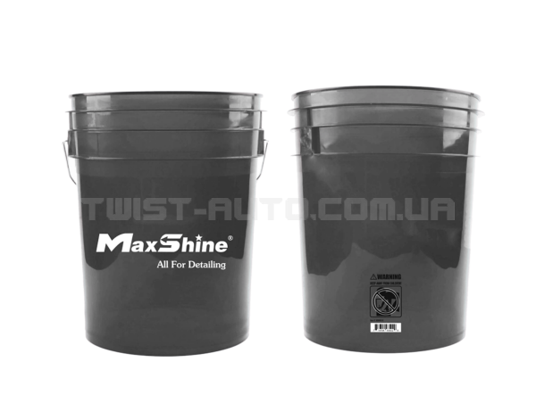 Відро MaxShine Detailing Bucket Grey 20 L Для мийки автомобіля
