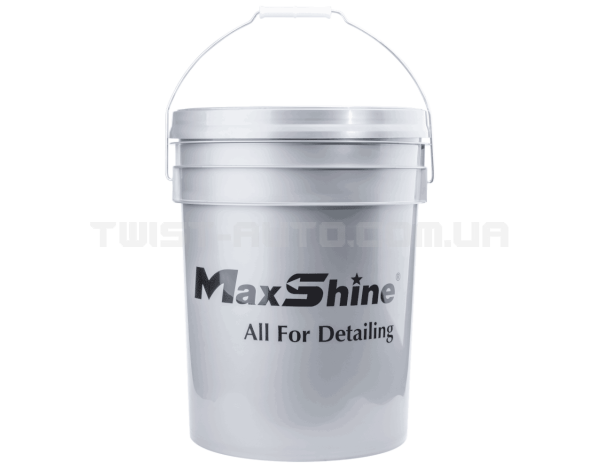 Відро з кришкою MaxShine Detailing Bucket with Gamma Lid Для мийки автомобіля