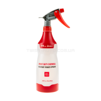 Обприскувач MaxShine Heavy Duty Chemical Resistant Trigger Sprayer Red Для роботи з лужними та кислотними засобами Обприскувач MaxShine Heavy Duty Chemical Resistant Trigger Sprayer Red Для роботи з лужними та кислотними засобами