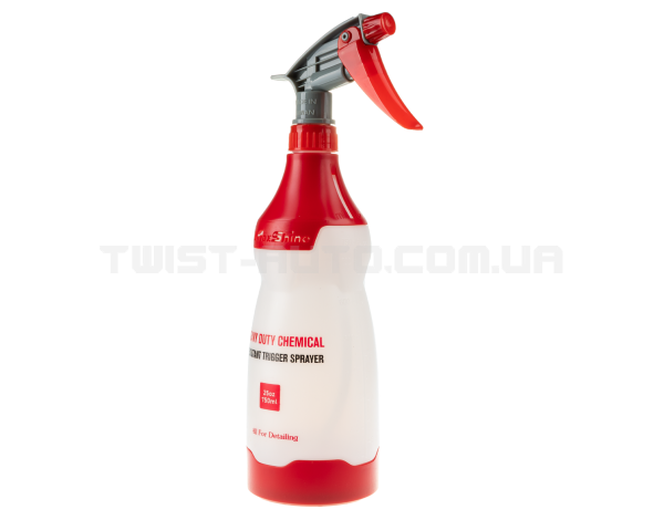 Обприскувач MaxShine Heavy Duty Chemical Resistant Trigger Sprayer Red Для роботи з лужними та кислотними засобами